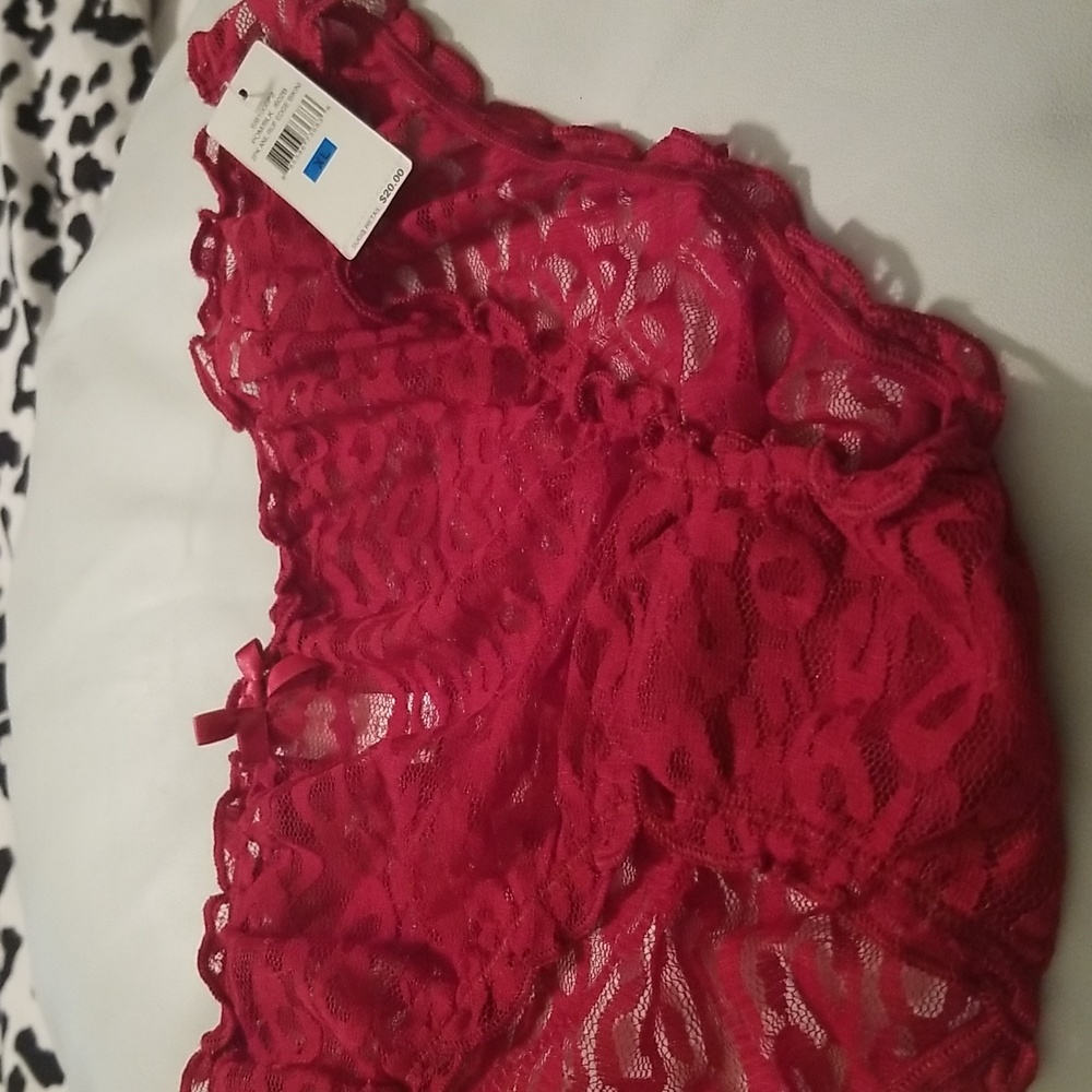 Women's Steve Intimates Lingerie; Red; Size XL